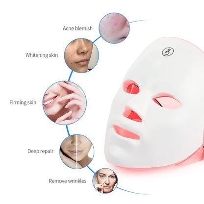 LED Photon Therapy Face Mask (7 Colors)