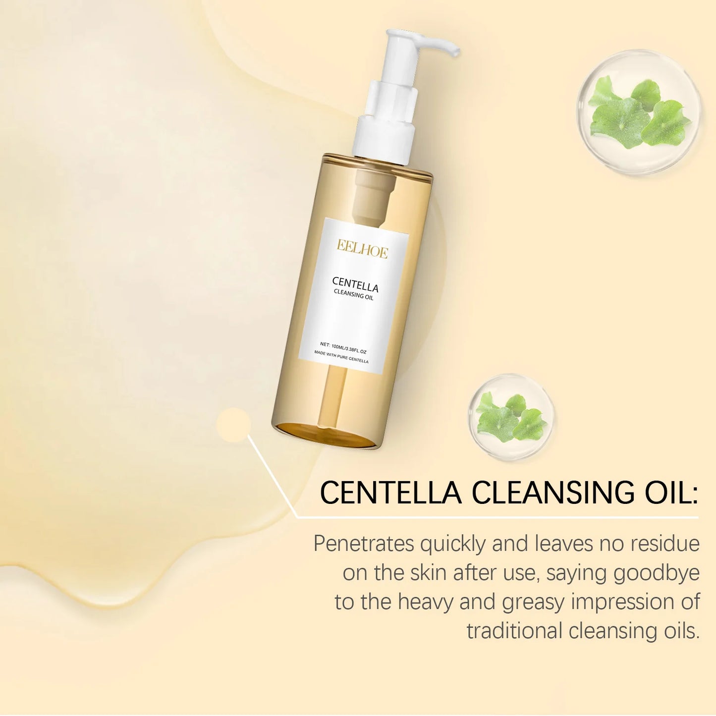 Centella Facial Care Set (Cleanser, Oil & Serum)