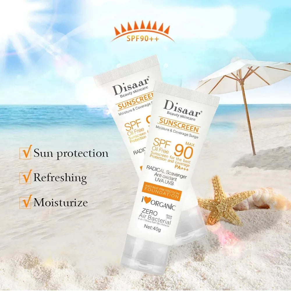 SPF 90+ Sunscreen Cream – Face & Body