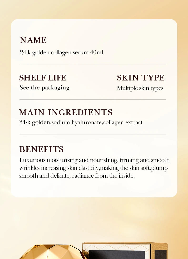 24K Gold Collagen Serum
