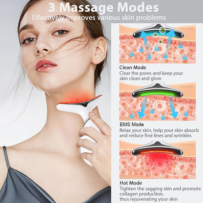7-Color LED Face & Neck Sculpting Massager