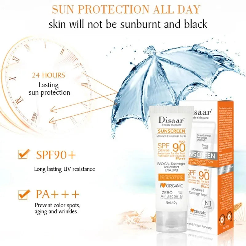 SPF 90+ Sunscreen Cream – Face & Body