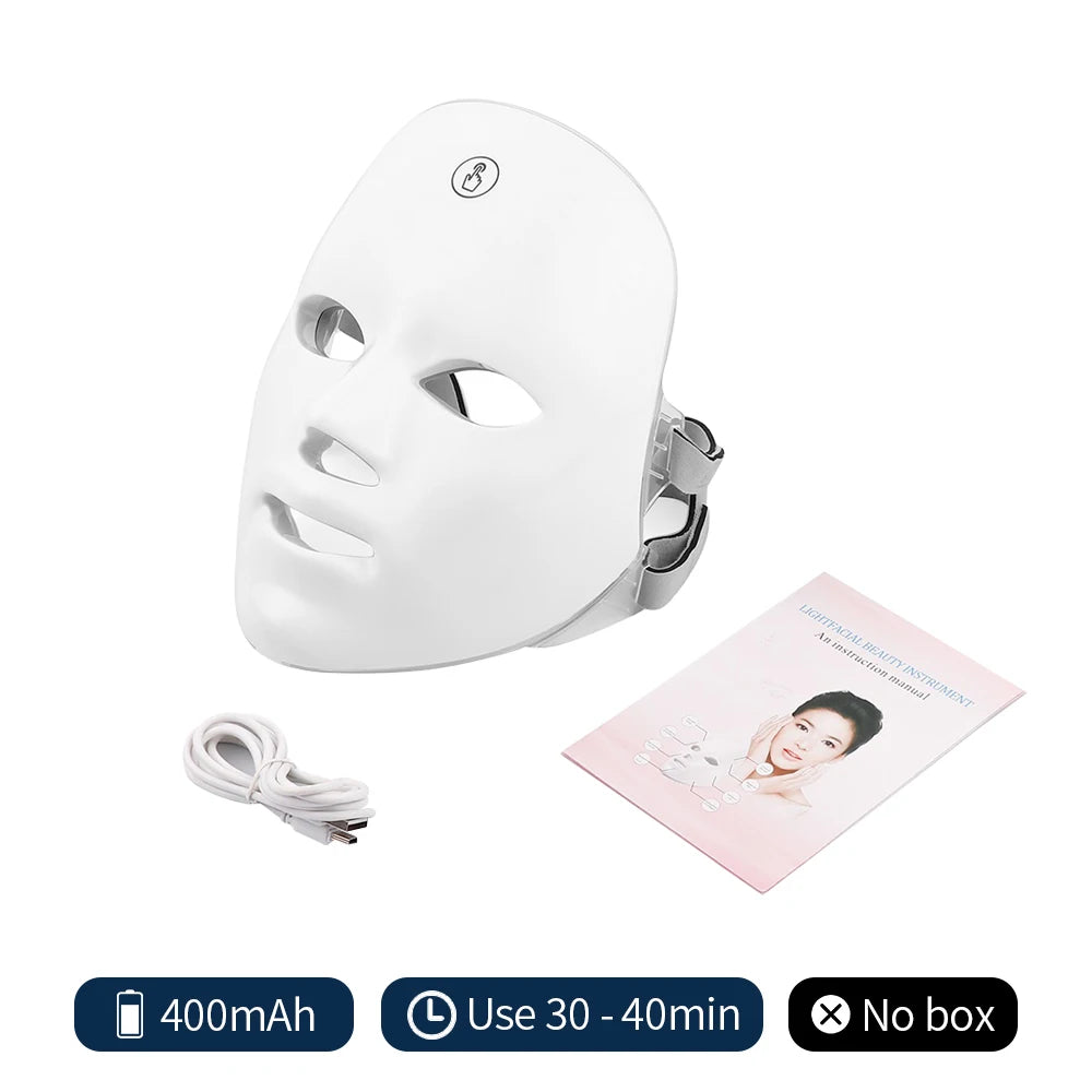 LED Photon Therapy Face Mask (7 Colors)