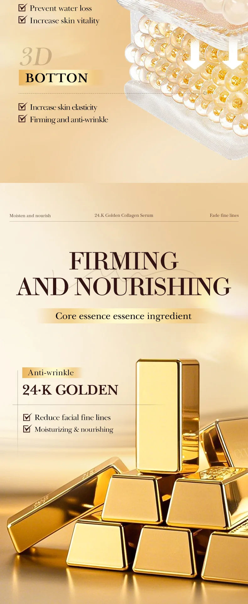 24K Gold Collagen Serum