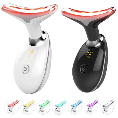 7-Color LED Face & Neck Sculpting Massager