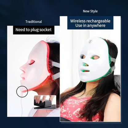 LED Photon Therapy Face Mask (7 Colors)