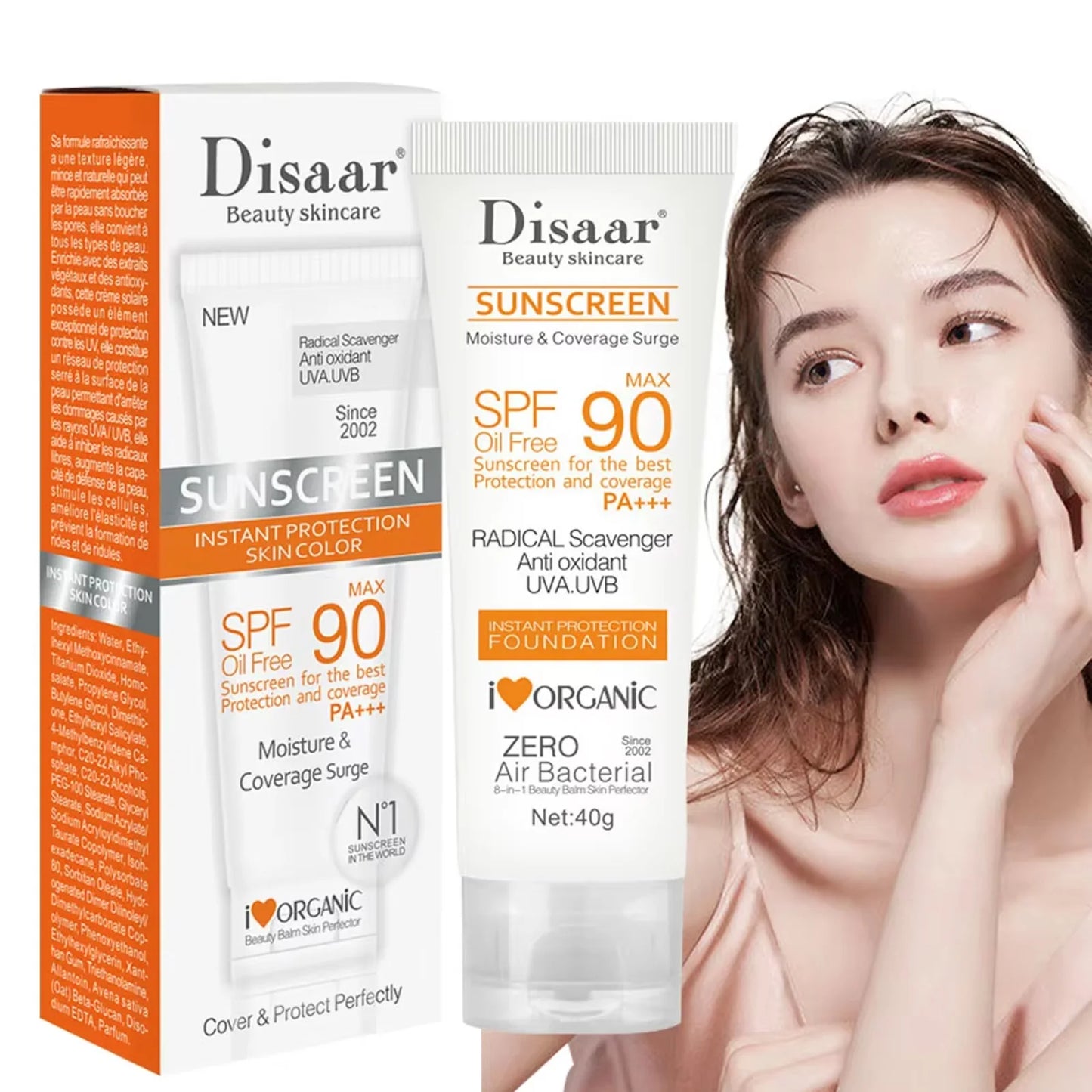 SPF 90+ Sunscreen Cream – Face & Body