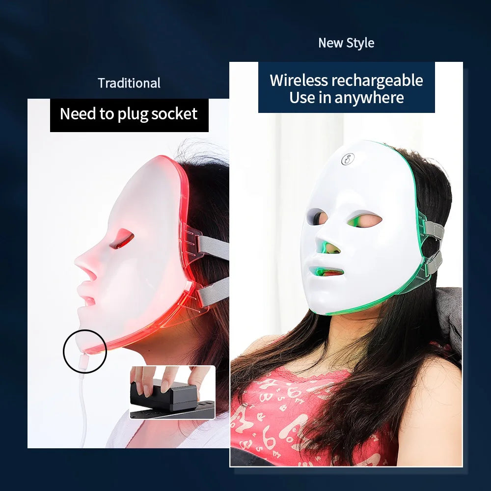 LED Photon Therapy Face Mask (7 Colors)