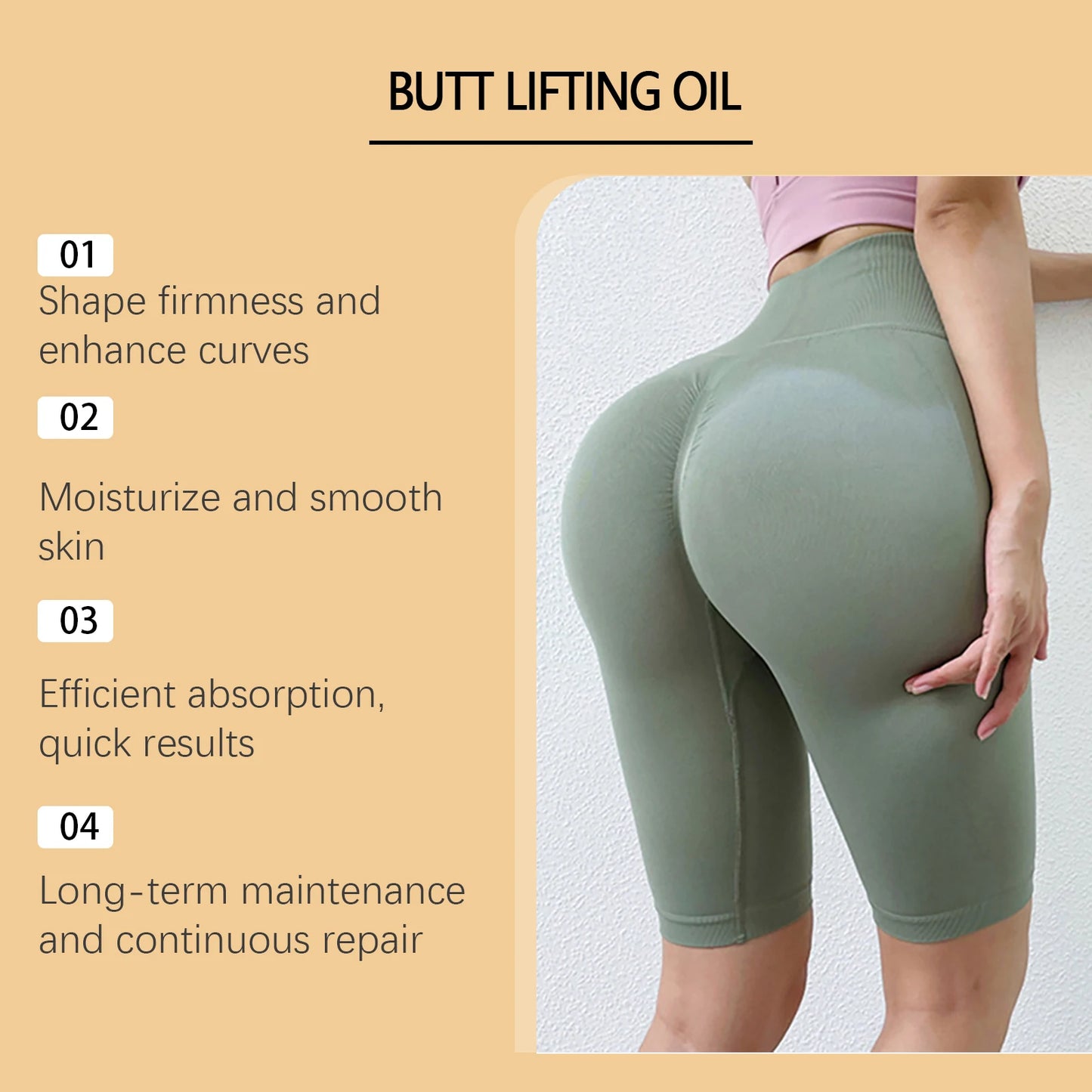 Butt Enhancement Oil – Firming & Nourishing